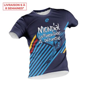 MAILLOT COLLECTOR MONDIAL LA MARSEILLAISE A PETANQUE 2026